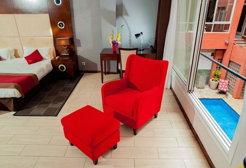 اتاق لوکس با بالکن, Le Grand Mellis Hôtel & Spa