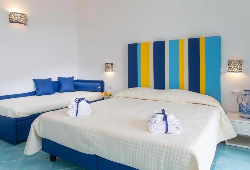 Deluxe-huone Merinäkymä Parveke, Villa Fontana Limite