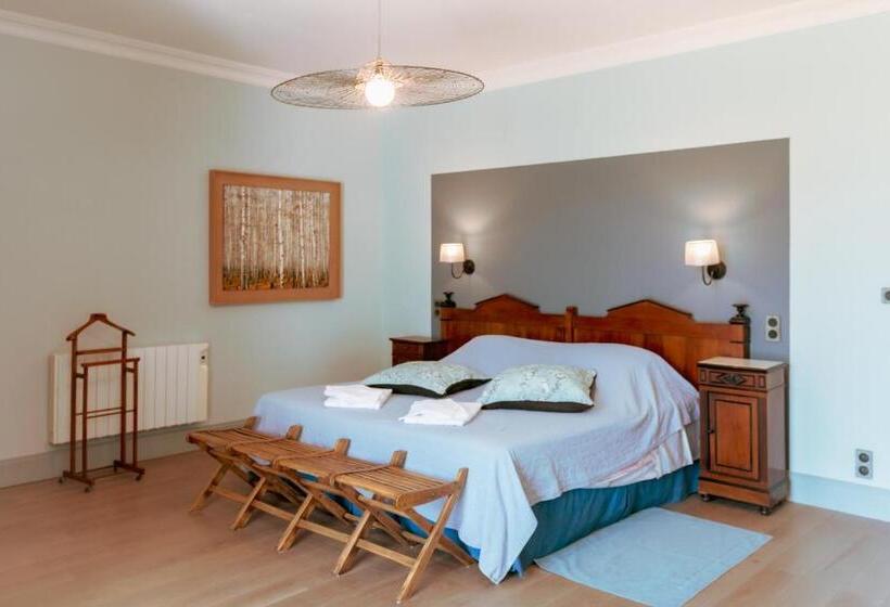 디럭스 스위트 킹 침대, Château Moussoulens