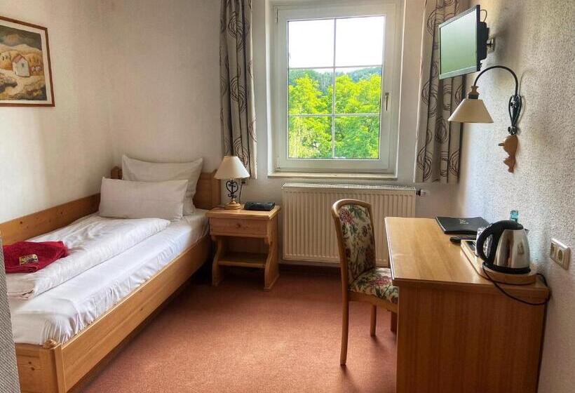 スタンダードシングルルーム, Das Muldenschlösschen   Gästehaus & Restaurant