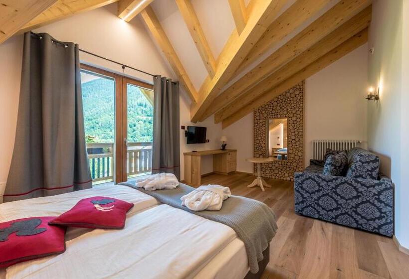 חדר סופריור, Tevini Dolomites Charming