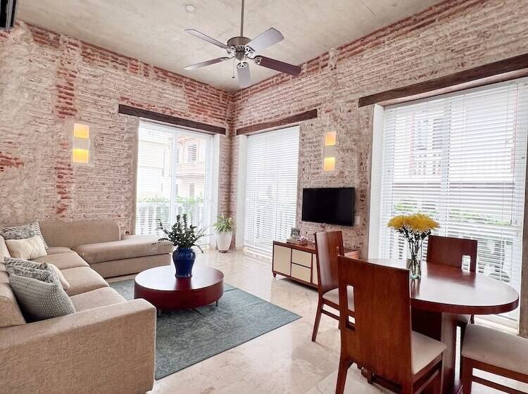 דירת דלוקס 2 חדרי שינה, Casa Claver Loft Boutique