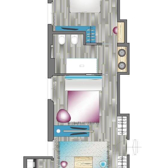 带2个卧室的公寓, Design Hotel Astra B&b
