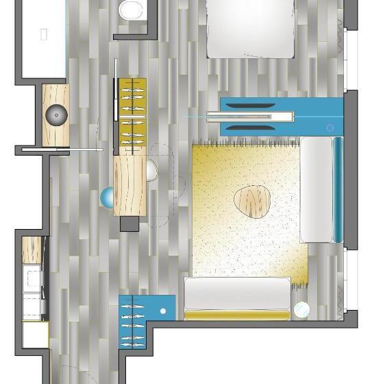 带1个卧室的公寓, Design Hotel Astra B&b