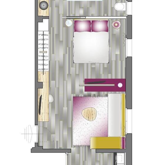 带1个卧室的带海景的公寓, Design Hotel Astra B&b
