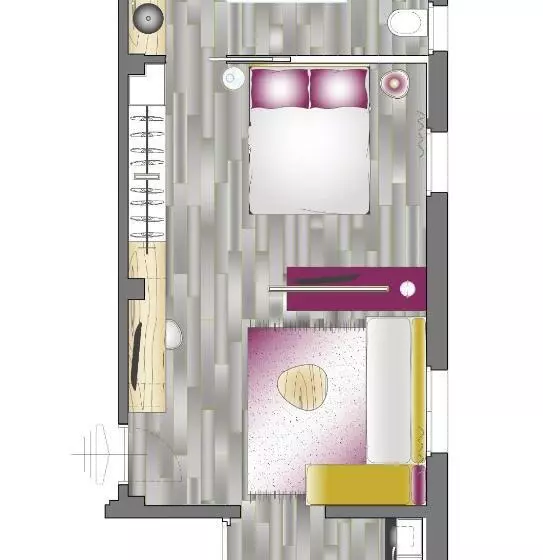 海の見える1ベッドルームアパートメント, Design Hotel Astra B&b