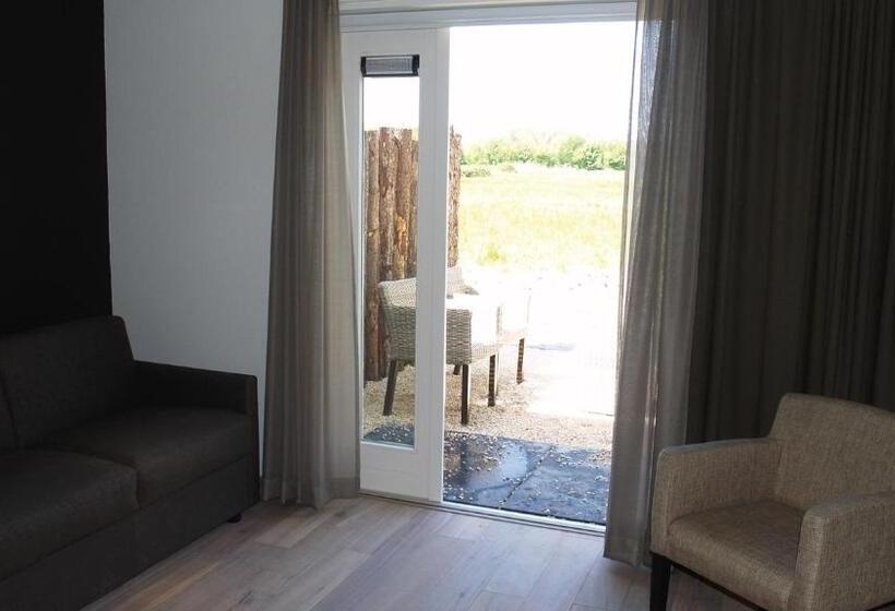 غرفة ديلوكس مزودة بتراس, Fletcher Landgoedhotel Renesse