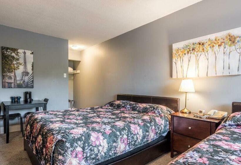 חדר סטנדרט שתי מיטות זוגיות, Lake City Motel