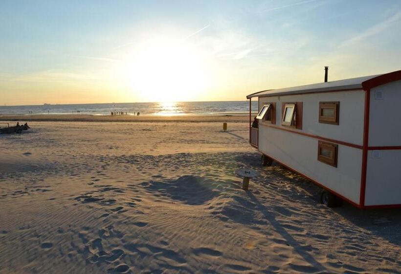 带1个卧室的公寓, Pipowagen Op Het Strand