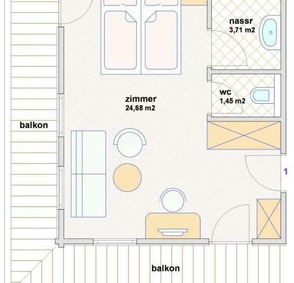 חדר קומפורט, Appartement Hotel Garni Matthäuserhof