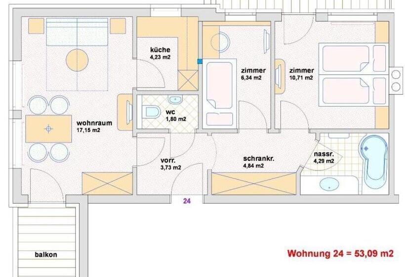 דירת נוחות 2 חדרים, Appartement Hotel Garni Matthäuserhof