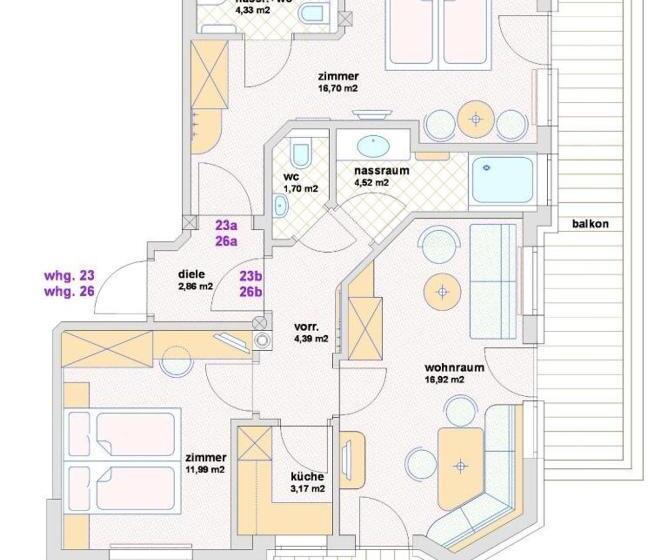 דירת 2 חדרים סופריור, Appartement Hotel Garni Matthäuserhof