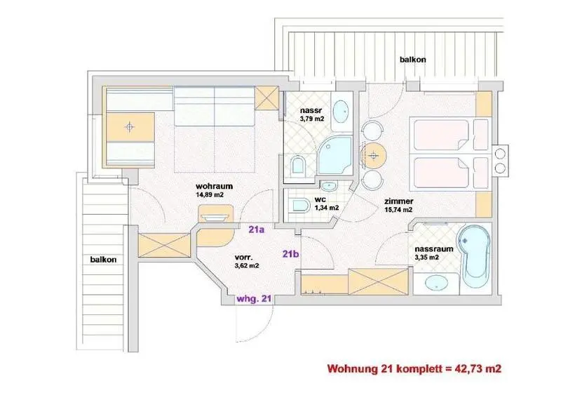 استودیوی سوپریور, Appartement Hotel Garni Matthäuserhof