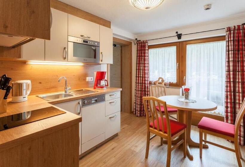 דירה בת חדר שינה 1 עם מרפסת, Appartement Hotel Garni Matthäuserhof