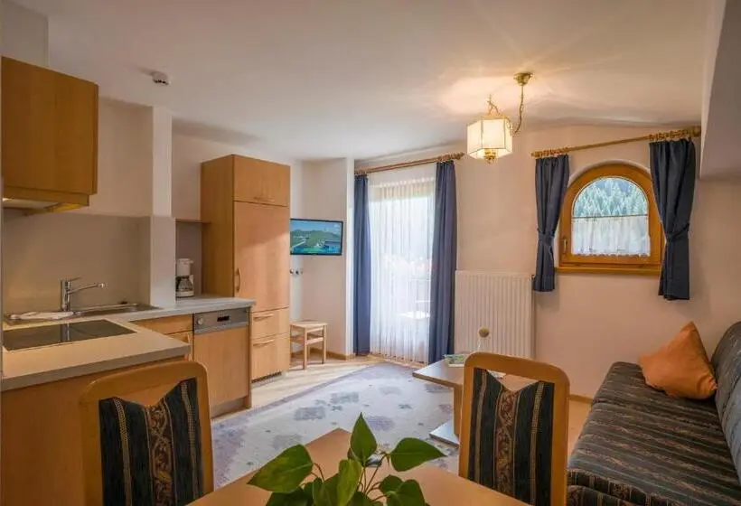 آپارتمان 1 خوابه با چشم‌انداز, Appartement Hotel Garni Matthäuserhof
