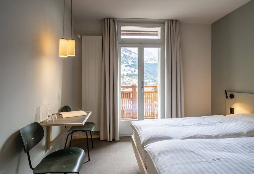 غرفة قياسية مطلة على الجبل, Alpenruhe   Vintage Design