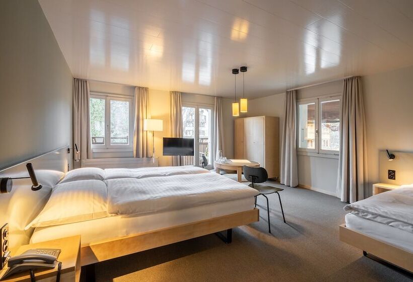 景色の見えるトリプルスタンダードルーム, Alpenruhe   Vintage Design