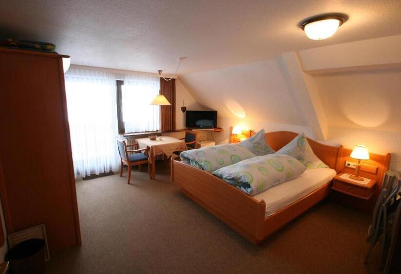 Quarto standart com varanda, Café Pension Feldbergblick