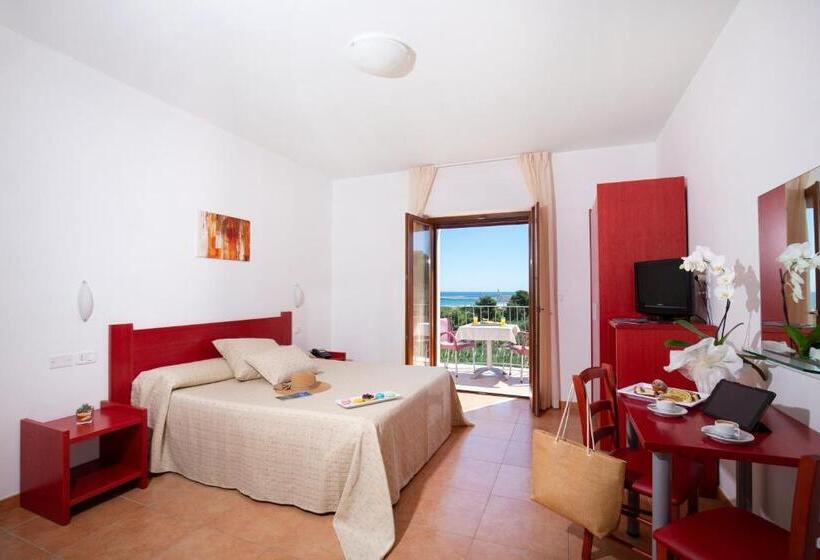 חדר סטנדרט נוף לים עם מרפסת, Delle More