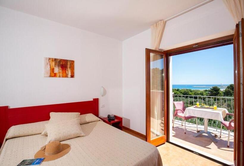 חדר סטנדרט נוף לים עם מרפסת, Delle More