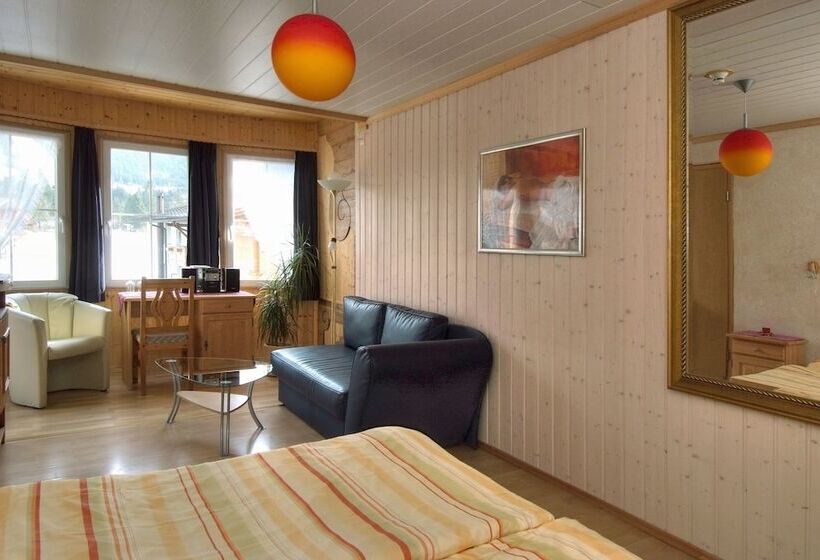 غرفة قياسية مطلة على الجبل, Chalet Hotel Adler Ag