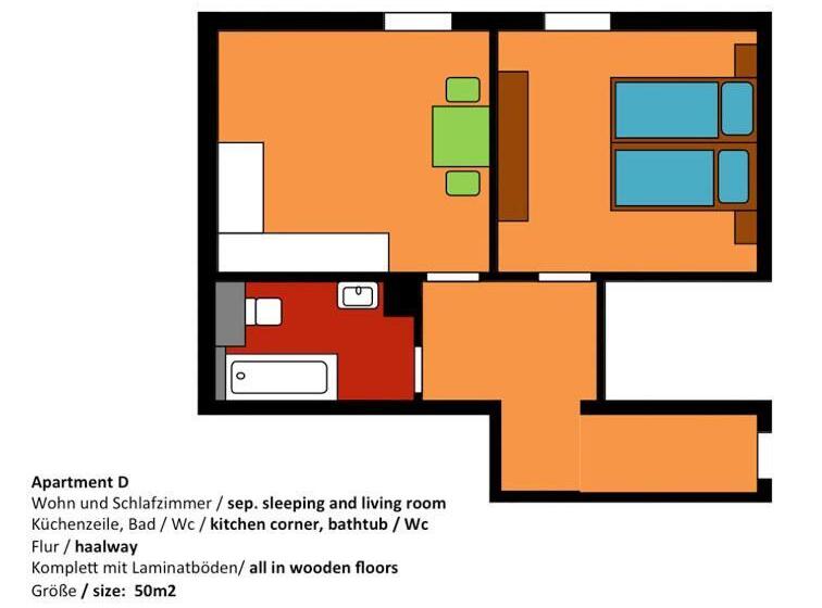 带1个卧室的公寓, Ferienhaus Fux