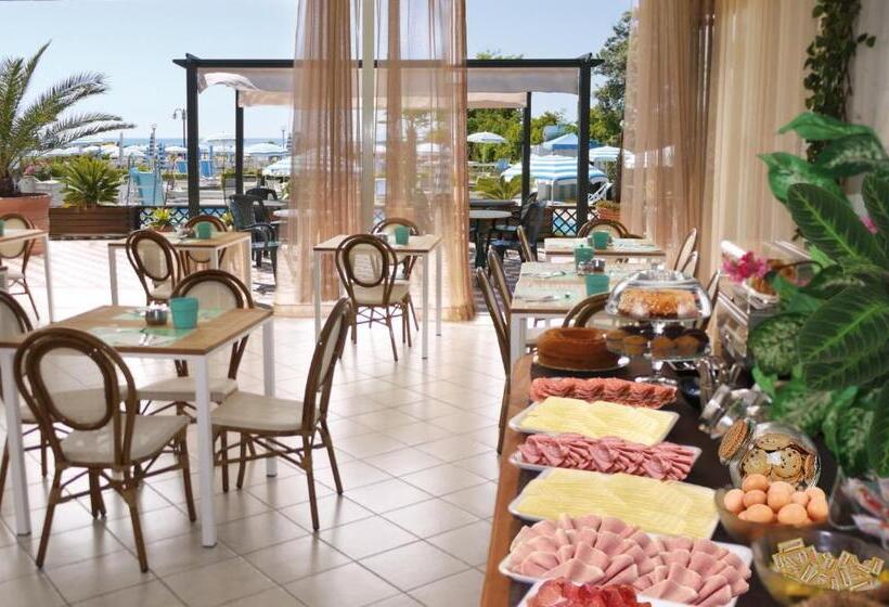 آپارتمان یک خوابه با دری مشترک که هال را جدا می کند., La Brezza Frontemare