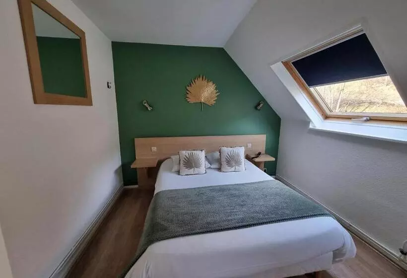 Standard-huone Puutarhanäkymä, Logis Hôtel Restaurant De La Poste Et Spa De Montagne