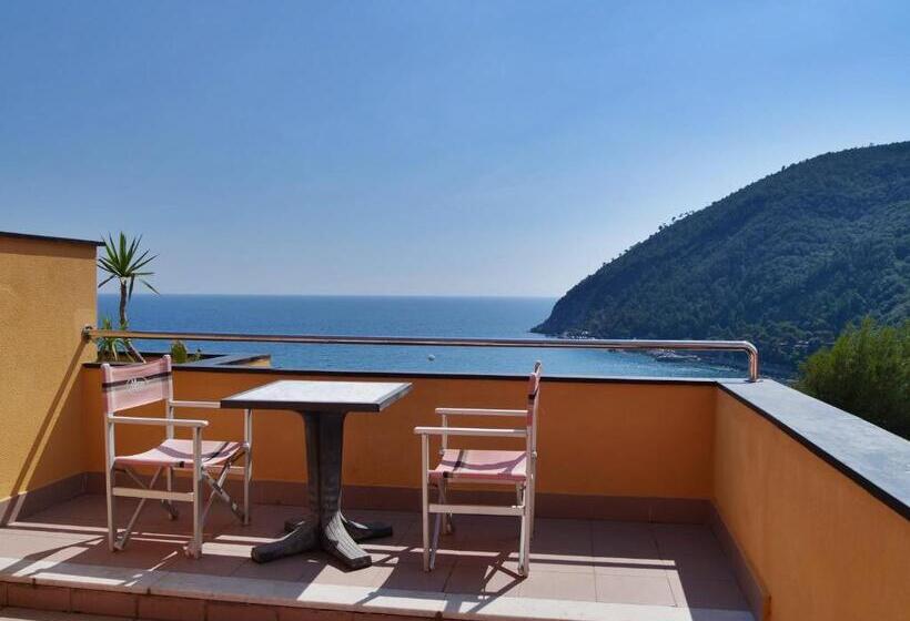 غرفة قياسية مطلّة علي البحر, Residence Mondial