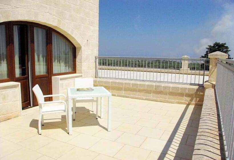 Номер Deluxe Вид на Море, Relais Masseria Caselli