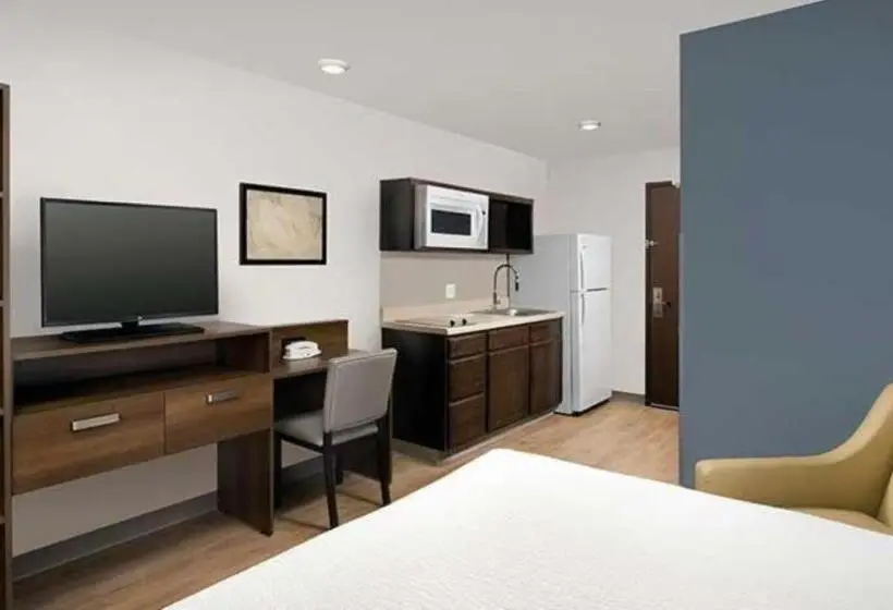 身障者適用キングサイズベッドルーム, Woodspring Suites Mesa Chandler