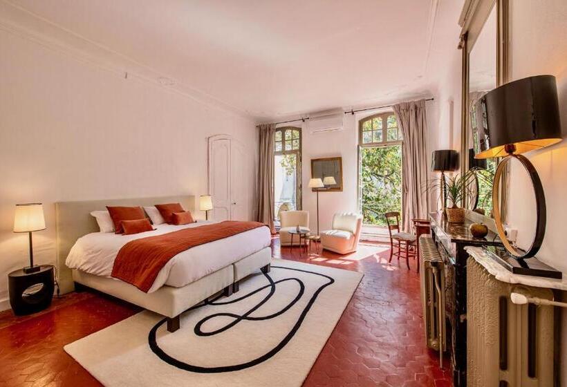 キングサイズベッドのデラックススイート, La Chapelle Sur La Sorgue