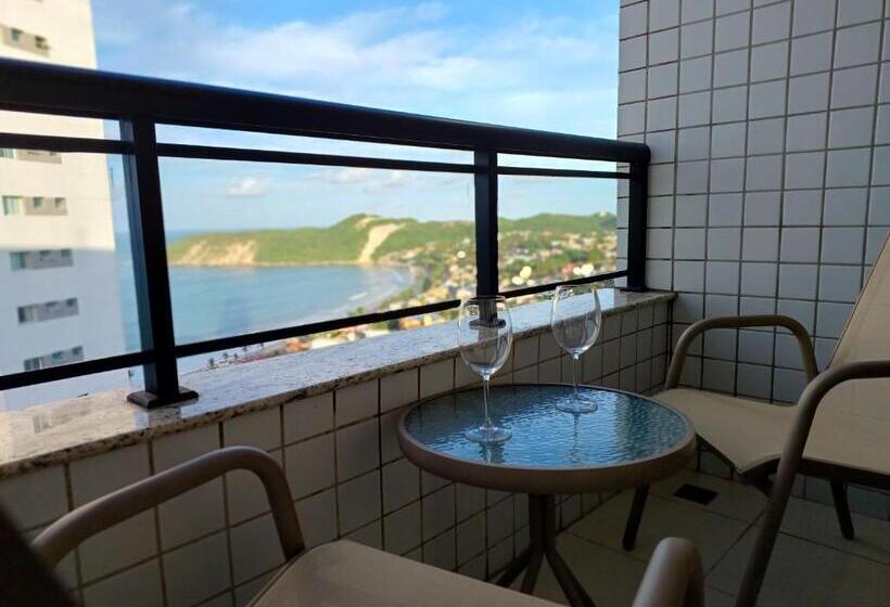 סטודיו סטנדרט עם מרפסת, Ponta Negra Flats Confort Accommodations Vista Para O Mar