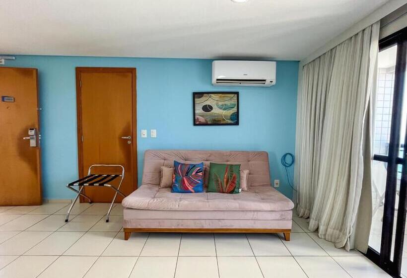 סטודיו סטנדרט עם מרפסת, Ponta Negra Flats Confort Accommodations Vista Para O Mar
