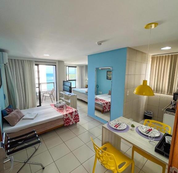 סטודיו סטנדרט עם מרפסת, Ponta Negra Flats Confort Accommodations Vista Para O Mar