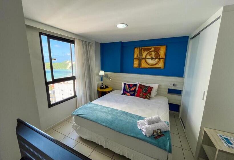 סטודיו סטנדרט עם מרפסת, Ponta Negra Flats Confort Accommodations Vista Para O Mar