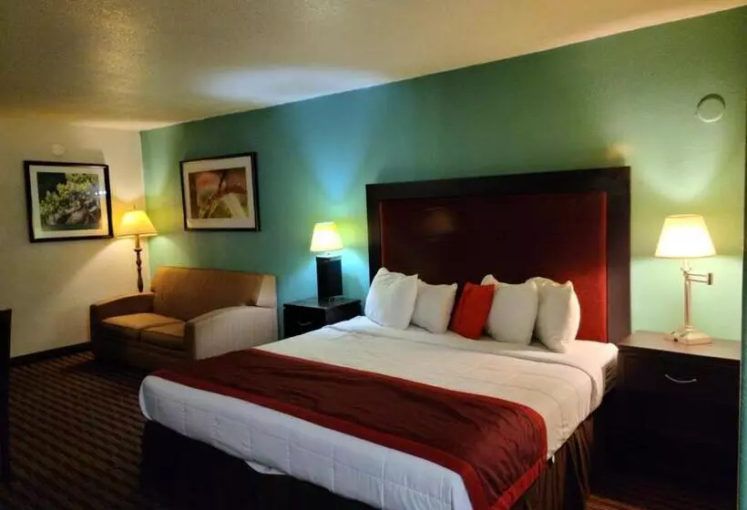 身障者適用キングサイズベッドルーム, Budget Host Inn