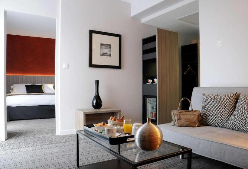 带大床的套房, Best Western Plus Hôtel & Spa De Chassieu