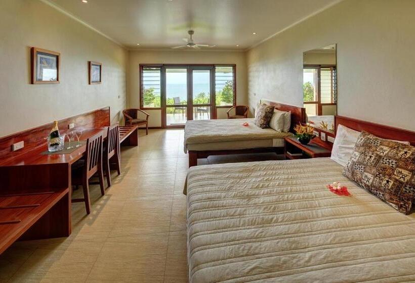 디럭스 룸 바다 전망, Volivoli Beach Resort