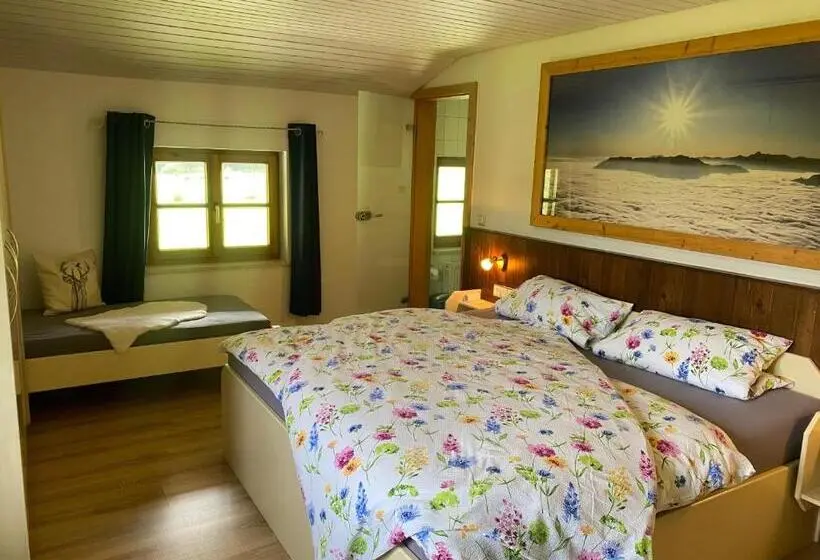 Huoneisto 1 Makuuhuone Parveke, Hansenbauernhof
