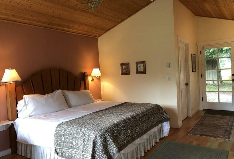 جناح ديلوكس سرير كينج, Lopez Farm Cottages & Tent Camping