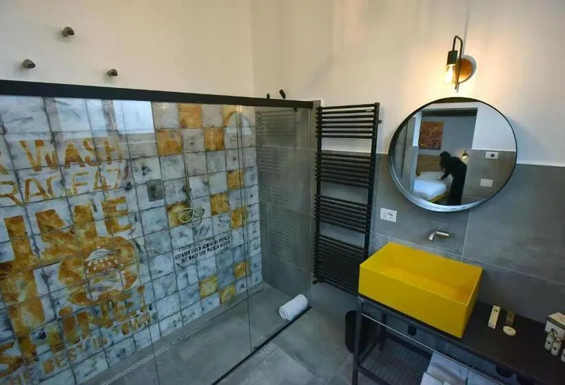 キングサイズベッドのデラックスルーム, Garage47 Storica Officina Meccanica Loft B&b In Pienza