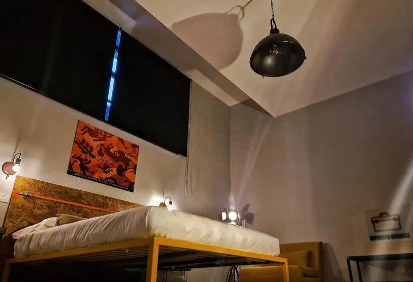 キングサイズベッドのデラックスルーム, Garage47 Storica Officina Meccanica Loft B&b In Pienza