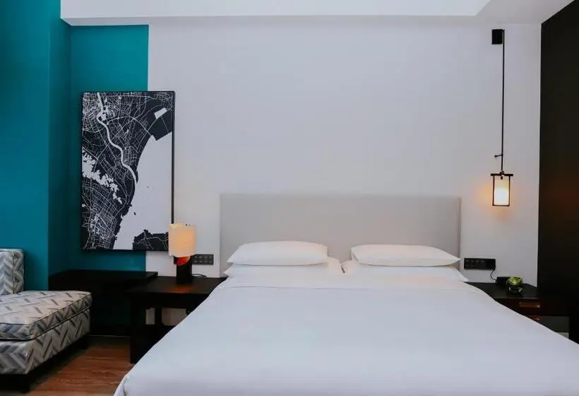 キングサイズベッドのスタンダードルーム, Hyatt Centric Lakeside Ningbo