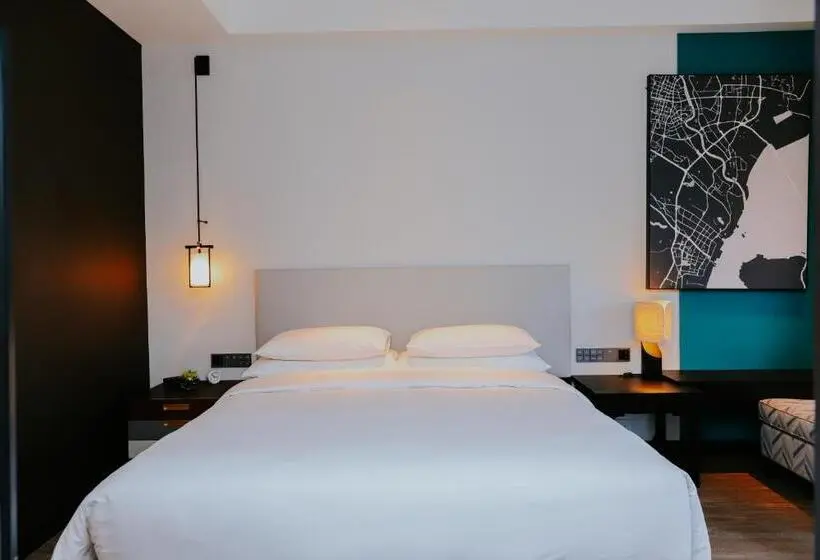 キングサイズベッドのスタンダードルーム, Hyatt Centric Lakeside Ningbo