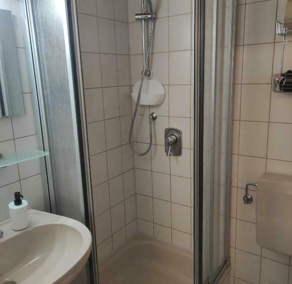 اتاق یک تخته با چشم‌انداز باغ, Pension Weißer Hirsch