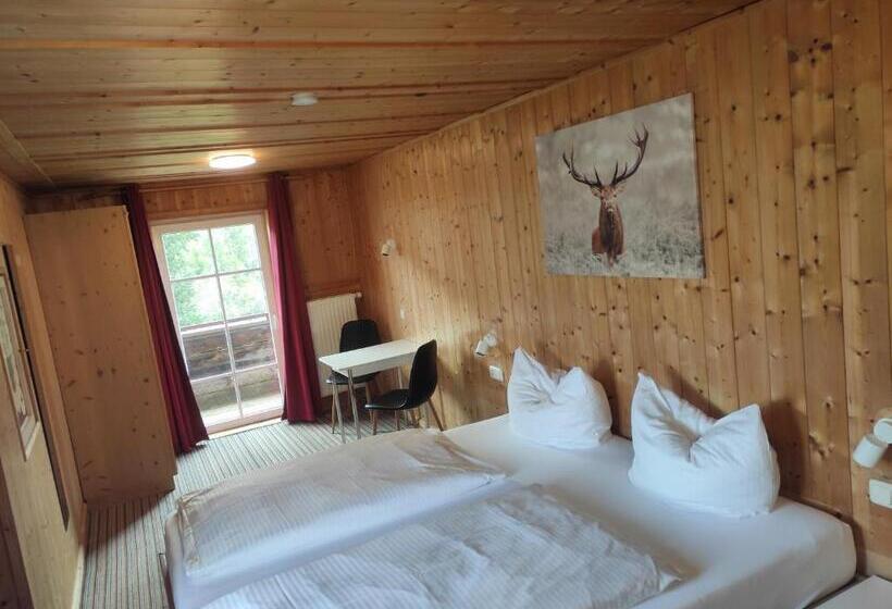 اتاق استاندارد با بالکن, Pension Weißer Hirsch