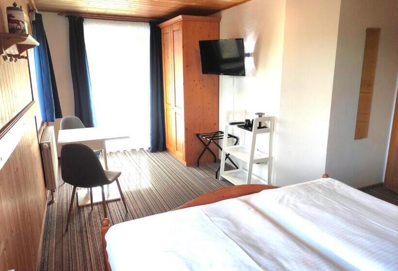 اتاق استاندارد با بالکن, Pension Weißer Hirsch