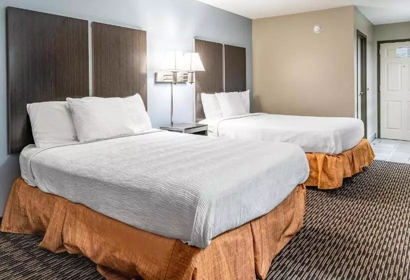 ２ダブルベッドのスタンダードルーム, Americas Best Value Inn Chattanooga N