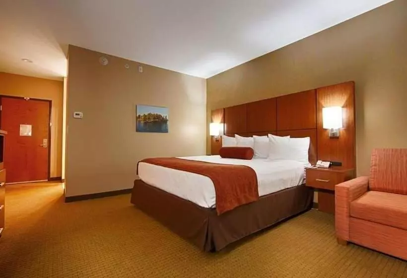 キングサイズベッドのスタンダードルーム, Best Western Plus Finger Lakes Inn & Suites